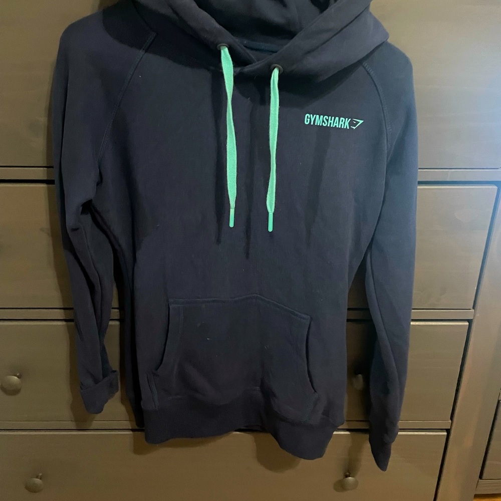Blue gymshark hoodie